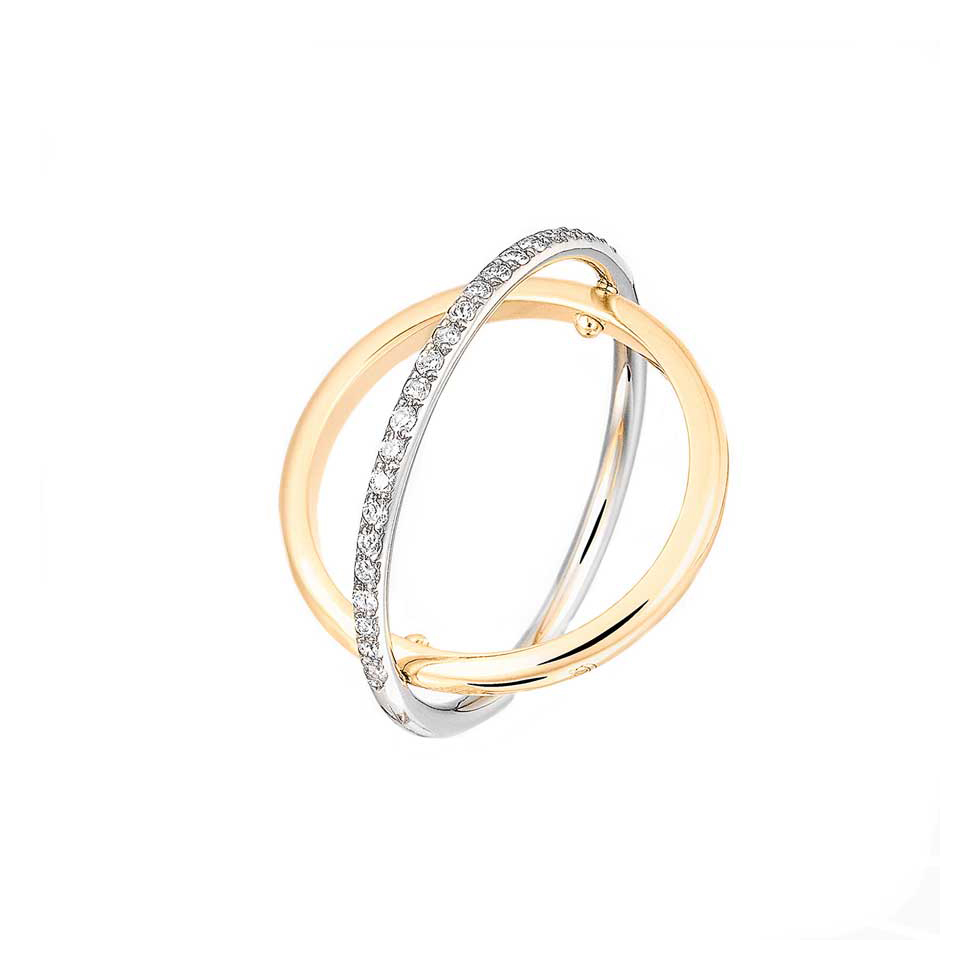 Elipse pave δαχτυλίδι, Charlotte Chesnais 